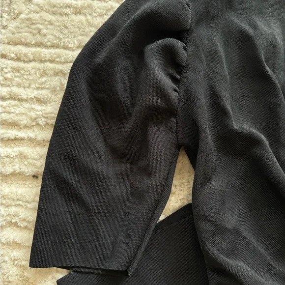 ZARA Black Bodycon Midi Dress - Picture 2 of 5